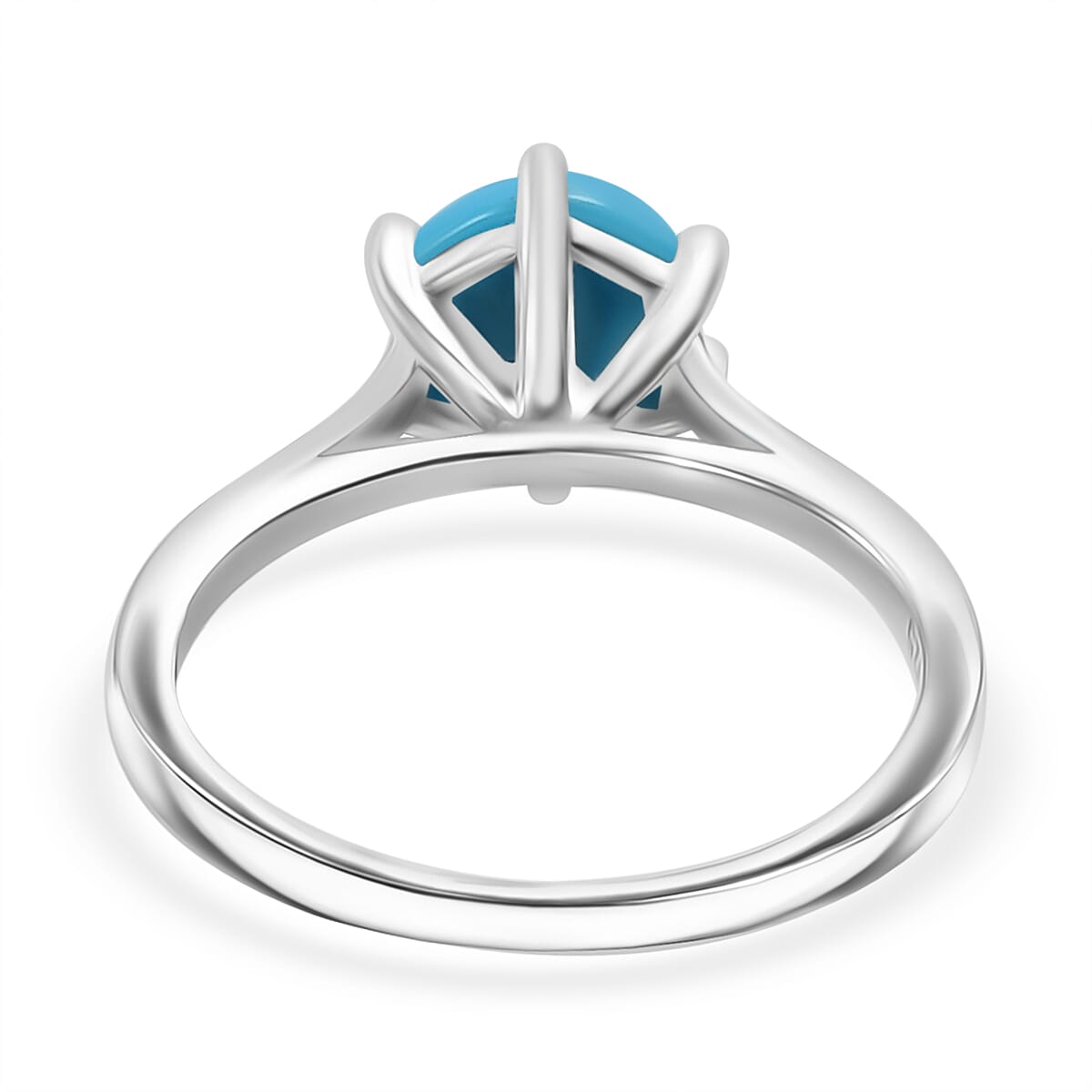 Sleeping Beauty Turquoise Ring Sterling Silver 1.14 Ct. Sleeping Beauty Turquoise Ring Sterling Silver 1.14 Ct.