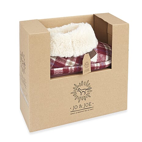 Jo - Joe Super Comfortable GLENROYAL Ladies Slippers (Size 4) - Cherry