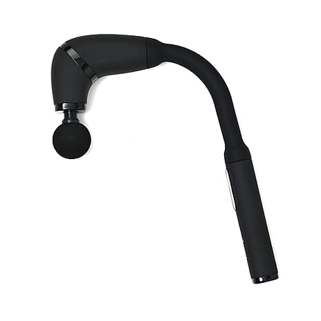 Soulsmart Handheld Percussion Massage Gun with 4 Attachments for Muscle Relaxation - Black
