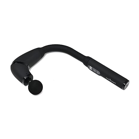 Soulsmart Handheld Percussion Massage Gun with 4 Attachments for Muscle Relaxation - Black