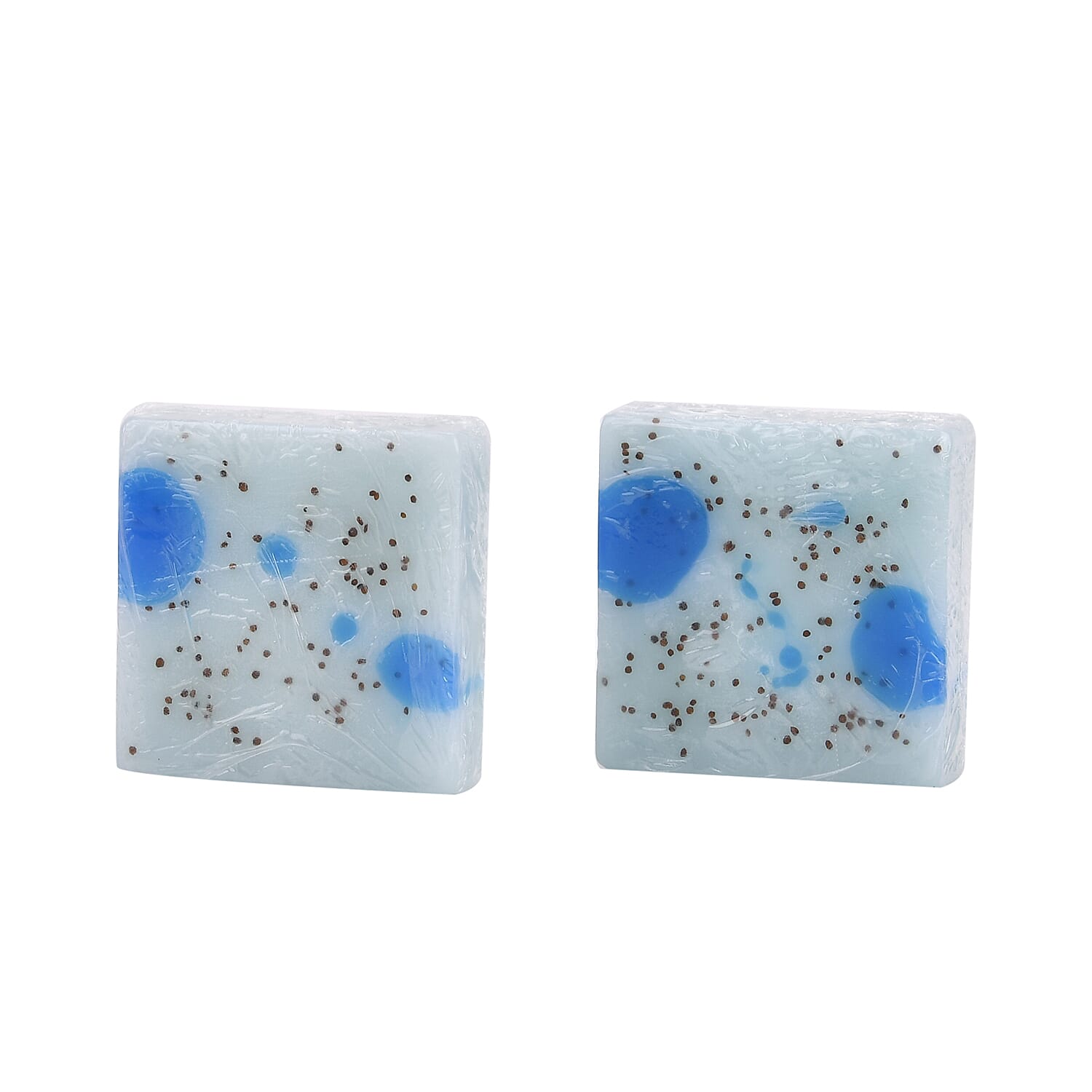 Marigold & Lotus Set of 2 Gentle Clean Scented Soap & Sponge - Sea Salt & Wild Bluebell