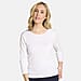 Emreco Relaxed Fit 3-4 Sleeve Crew Neck Classic Top