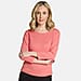 Emreco Relaxed Fit 3-4 Sleeve Crew Neck Classic Top