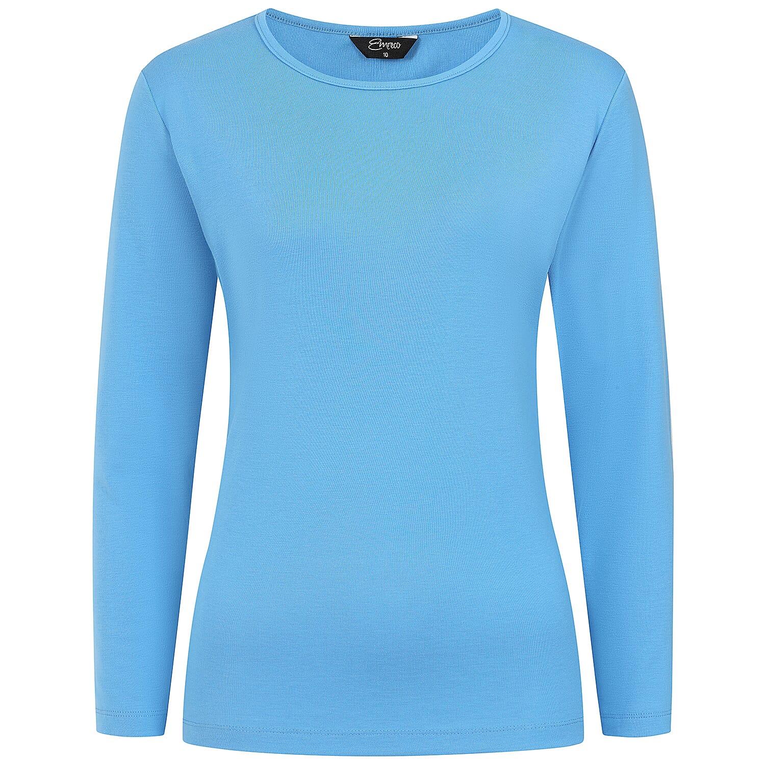 Emreco Relaxed Fit 3-4 Sleeve Crew Neck Classic Top