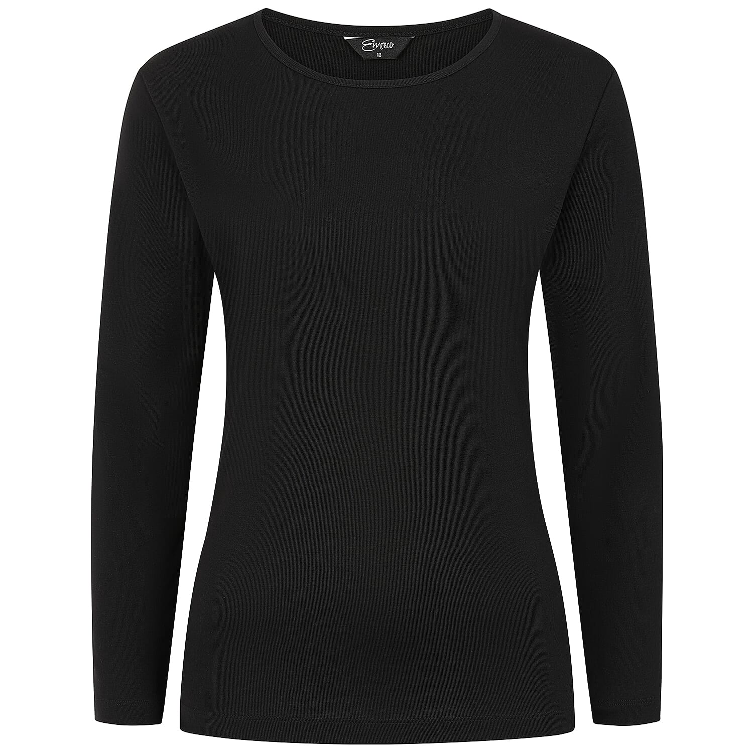 3-4 SLEEVE CREW NECK TOP 3-4 SLEEVE CREW NECK TOP