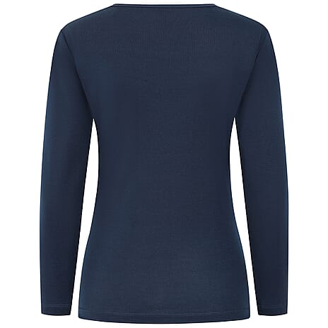 Classic Knitted Top - Navy