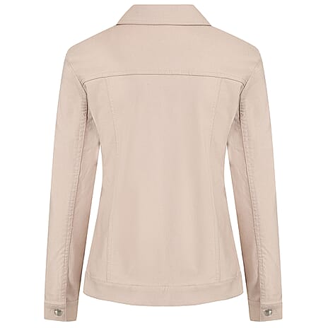 Classic BENGALINE Woven Jacket - Soft Almond