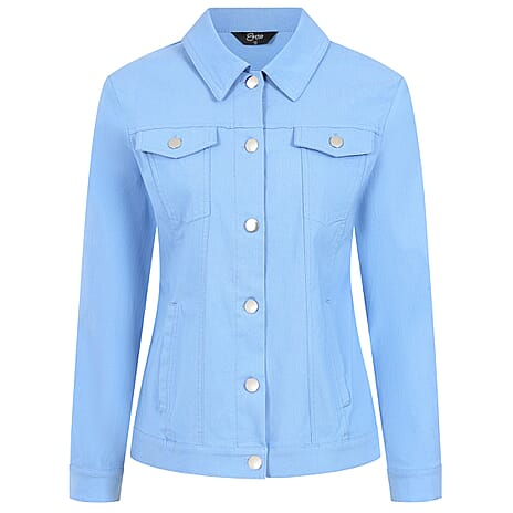Classics Bengaline Style Stretch Jacket - Blue (Size 10)