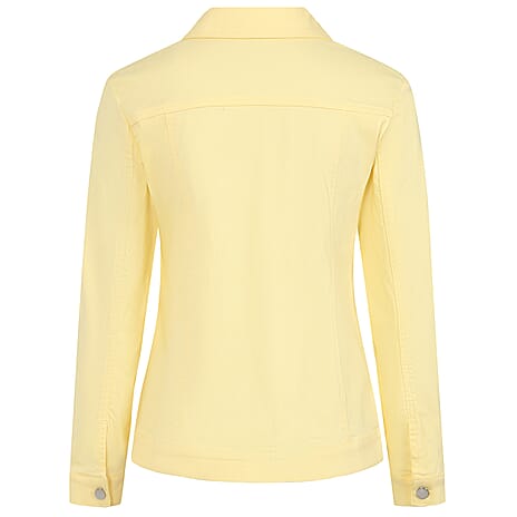 Classic BENGALINE Woven Jacket - Lemon