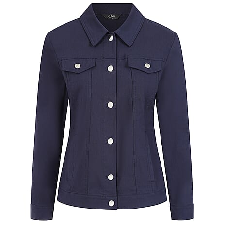 Classic BENGALINE Woven Jacket - Navy