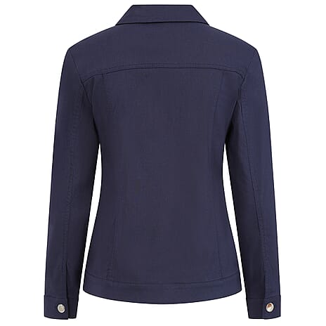 Classic BENGALINE Woven Jacket - Navy