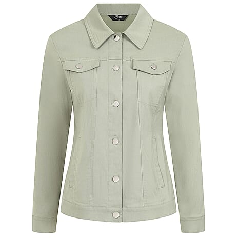 Classic BENGALINE Woven Jacket - LT KHAKI