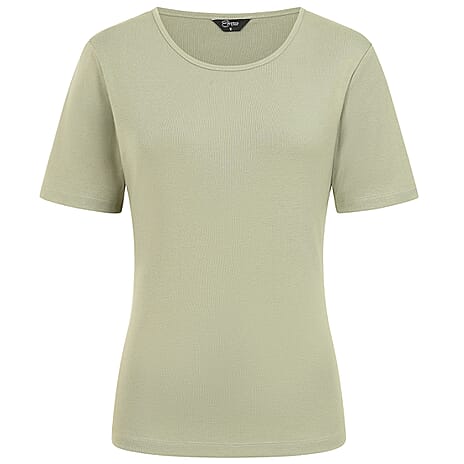 Emreco Short Sleeve Crew Neck T-Shirt (Size - 10) - Khaki