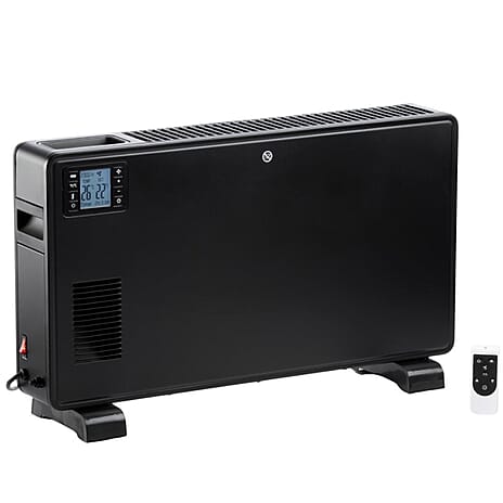 Convector Heater with Turbo - Timer LCD- Black