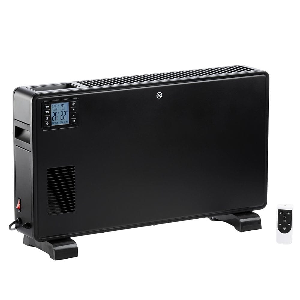 Convector Heater with Turbo - Timer LCD- Black