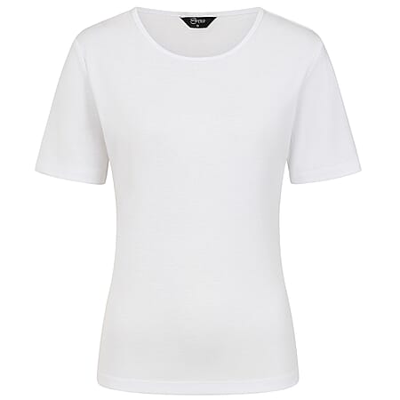 Classic Knitted TShirt  - White