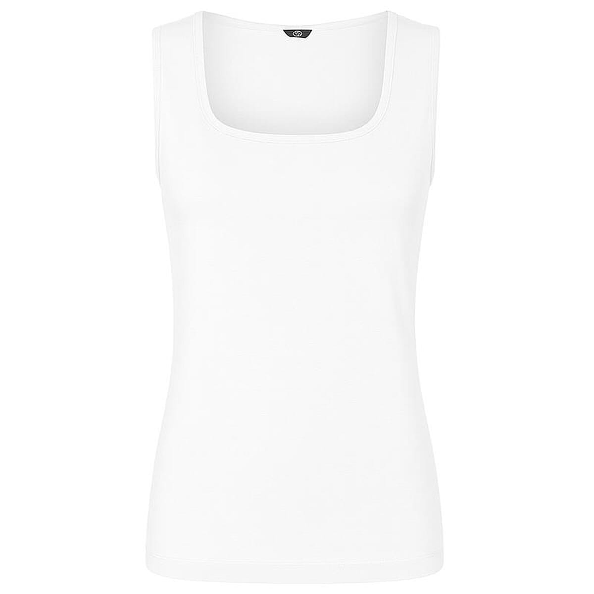 Emreco Square Neck Vest (Size - 12) - White