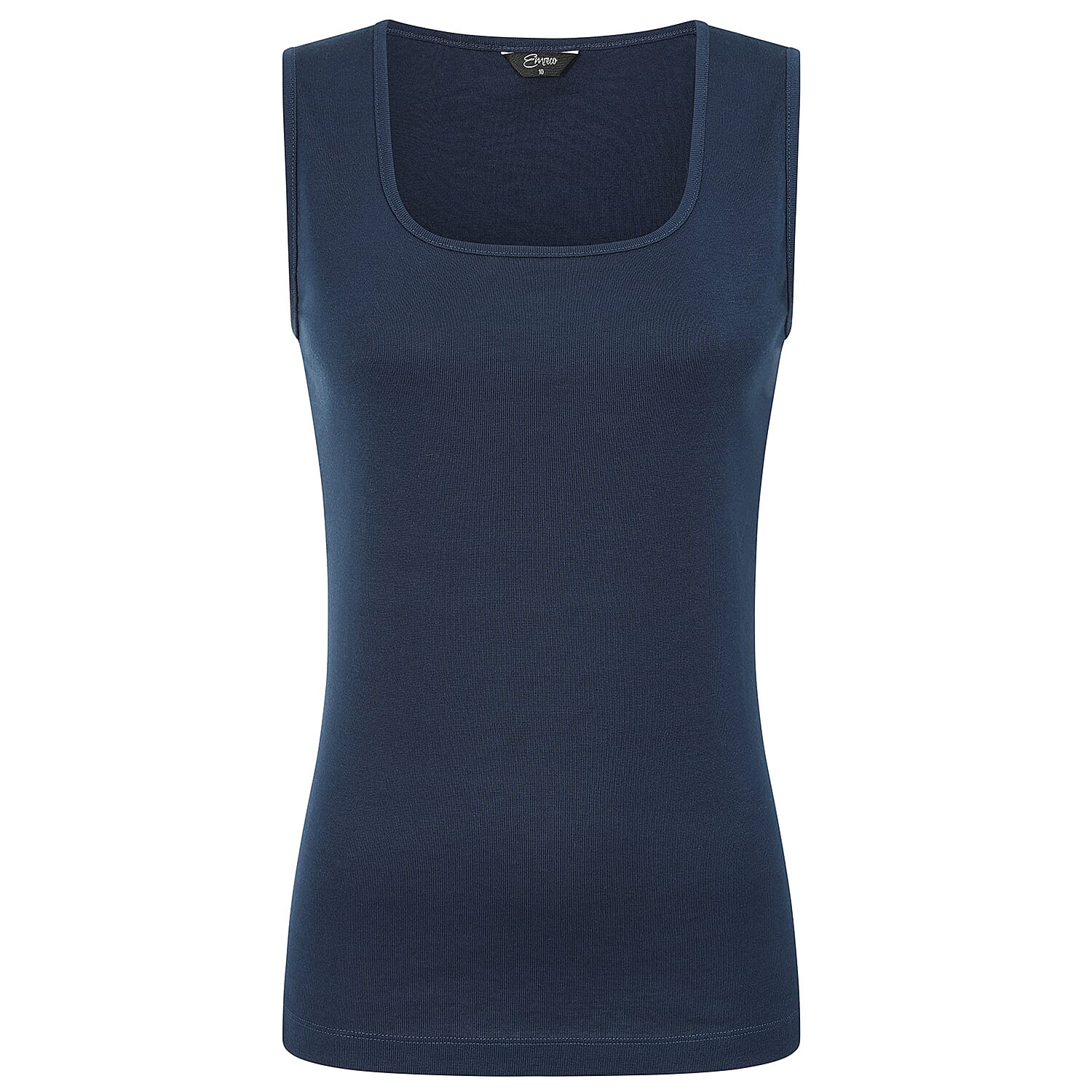 Emreco Square Neck Sleeveless Knitted Vest