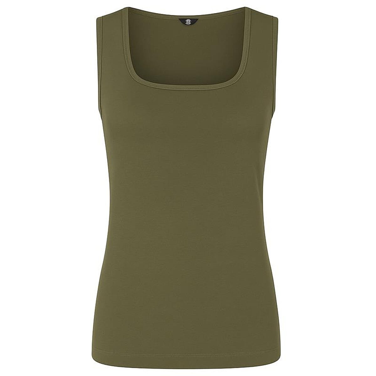 Emreco Square Neck Vest (Size - 12) - White