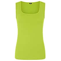 Emreco Square Neck Sleeveless Knitted Vest (Size 10) - Lime