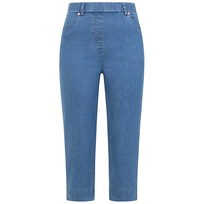 Emreco Casual Slim Fit Stretch Denim Crop Trousers