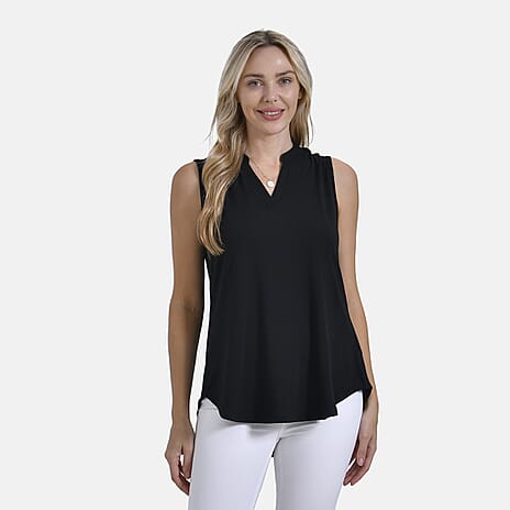 - Maisi Sleeveless Casual Blouse (Size - S) - Black