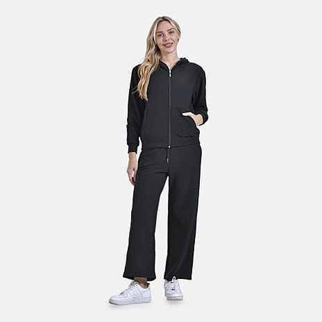 - Maisi Ladies Zip Up Hoodie (Size S) - Black
