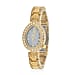 GENOA TIME V2 Miyota 2035 Japan Movement 3ATM Water Resistant White Crystal & Blue MOP Dial Watch with Silver Colour Carving Strap