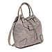 Nicole Brown Faux Leather Shoulder Bag