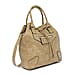 Nicole Brown Faux Leather Shoulder Bag