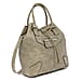 Nicole Brown Faux Leather Shoulder Bag