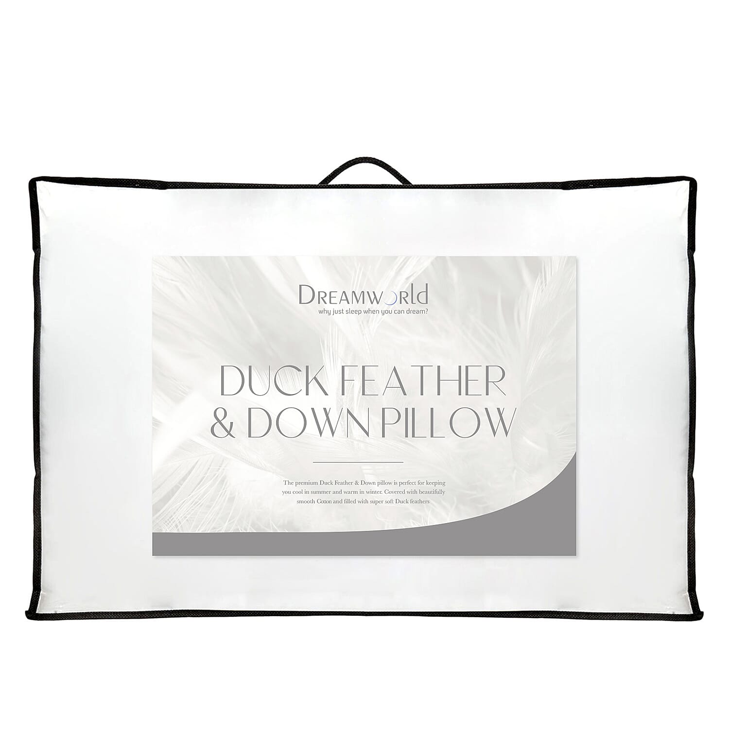 Duck Feather & Down Luxury Pillow - White