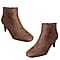 Ladies Collection Microsuede Stiletto Heel Boots