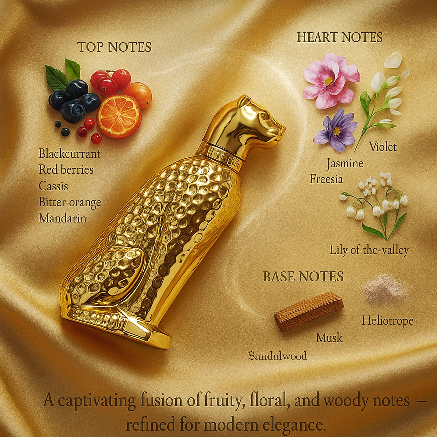 Laurelle Gold Leopard EDP - 100ml