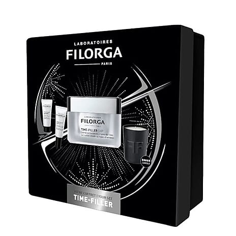 Filorga Time Filler Giftset Box with Candle with Free 3D Facial Massager