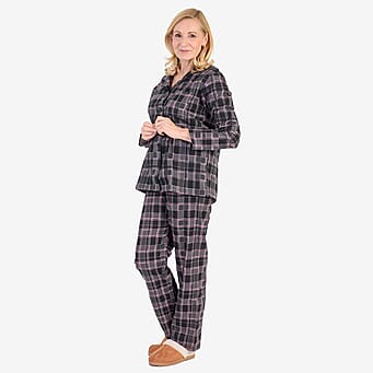 https://tjcuk.sirv.com/Products/79/7/7975175/Flannel-Check-Loungwear-Black-Black_7975175_1.jpg?w=342&h=342