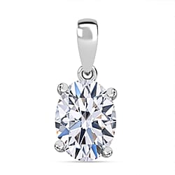 LUXURIANT 1.07 Ct. Lab Grown Diamond Solitaire Pendant in 950 Platinum, IGI Certified (VS-E/F)