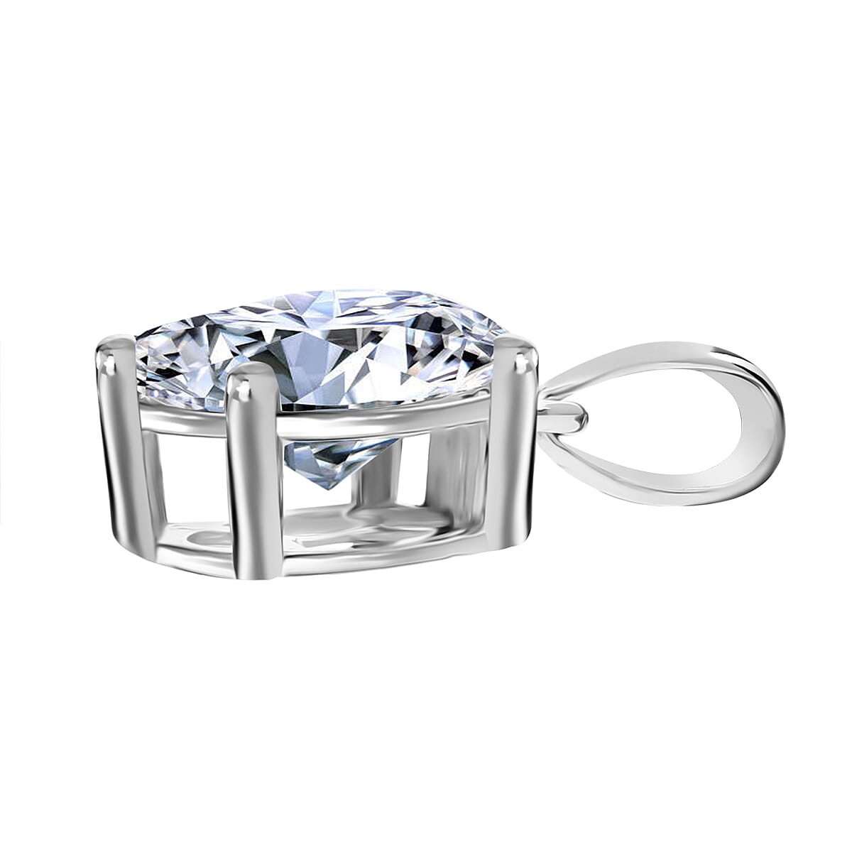 Luxuriant Diamond 950 Platinum Lab Grown Diamond SGL Certified GH, VS Pendant 1.00 Ct