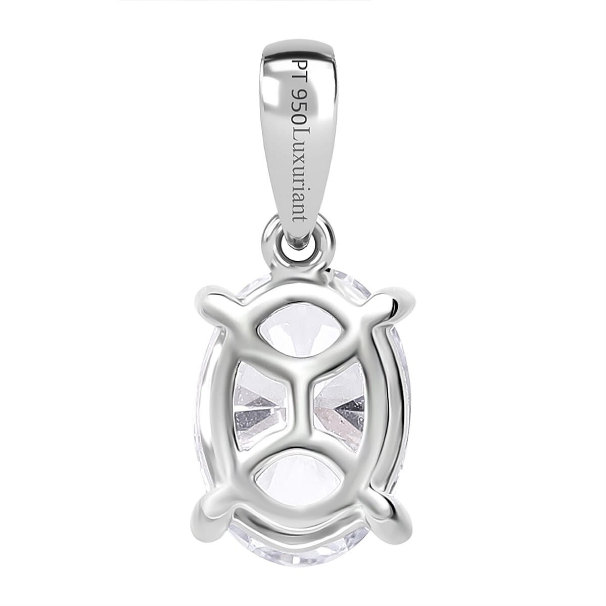 Luxuriant Diamond 950 Platinum Lab Grown Diamond SGL Certified GH, VS Pendant 1.00 Ct