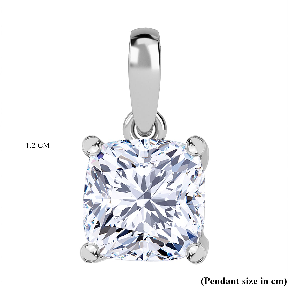 Luxuriant Diamond 950 Platinum Lab Grown Diamond SGL Certified GH, VS Pendant 1.00 Ct