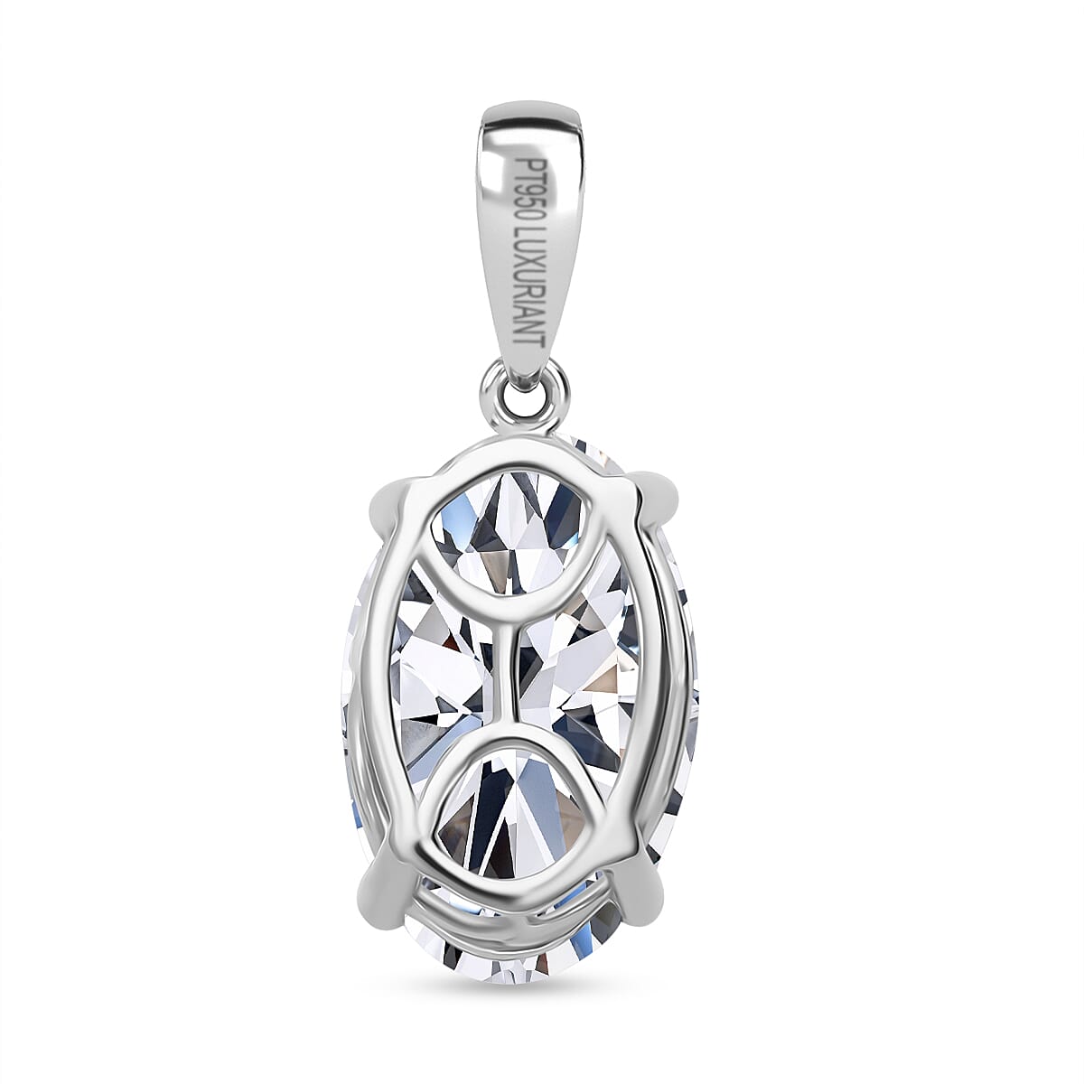 Luxuriant Diamond- 950 Platinum Lab Grown Diamond Certified VS-G Pendant 5.01 Ct