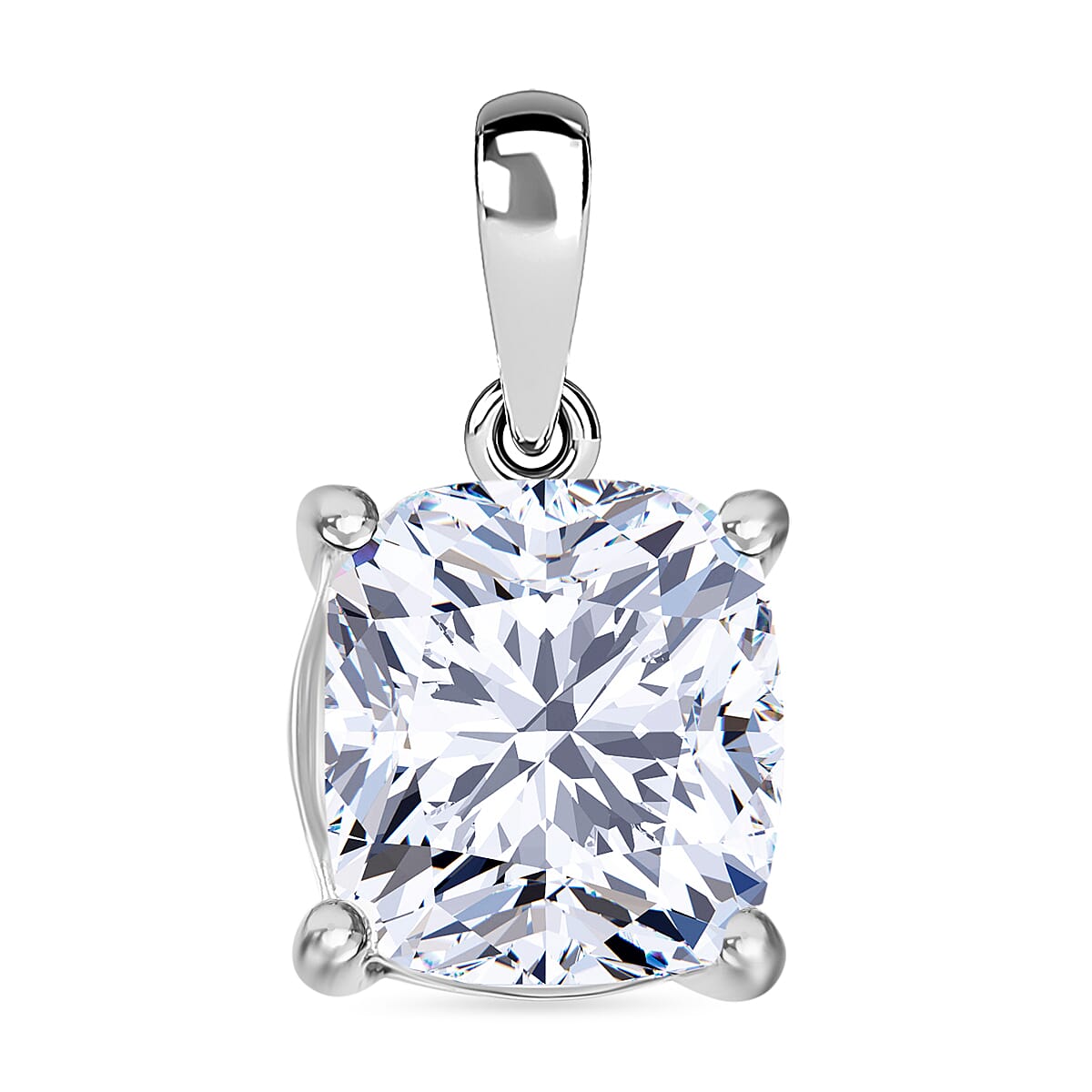 Luxuriant Diamond- 950 Platinum Lab Grown Diamond Certified VS-G Pendant 5.02 Ct