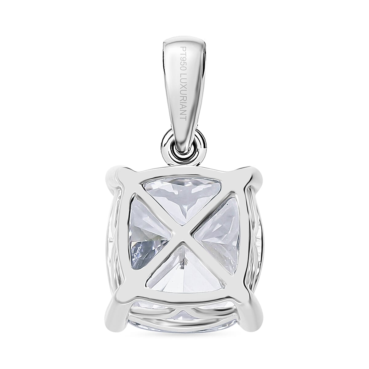 Luxuriant Diamond- 950 Platinum Lab Grown Diamond Certified VS-G Pendant 5.02 Ct