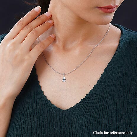 First Time Ever - Luxuriant Diamond 950 Platinum IGI Certified VS-G Pear Cut Lab Grown Diamond Pendant 5.01 Ct.