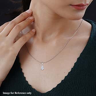 Luxuriant Diamond 1 Ct. Lab Grown Diamond Solitaire Pendant in 950 Platinum, SGL Certified