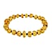 Orange Baltic Amber Stretchable Bracelet (Size 7-10) 30.0 Ct.