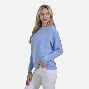 https://tjcuk.sirv.com/Products/79/7/7976146/Tamsy-Cotton-Blend-Boat-Neck-Bat-Sleeve-Jumper-Size-61x68-cm-Light-Blu_7976146_2.jpg?w=342&h=342