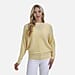 Tamsy Cotton Blend Boat Neck Bat Sleeve Jumper (One Size) - Light Blue