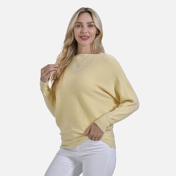 https://tjcuk.sirv.com/Products/79/7/7976147/Tamsy-Cotton-Blend-Boat-Neck-Bat-Sleeve-Jumper-Size-61x68-cm-Yellow_7976147_2.jpg?w=342&h=342