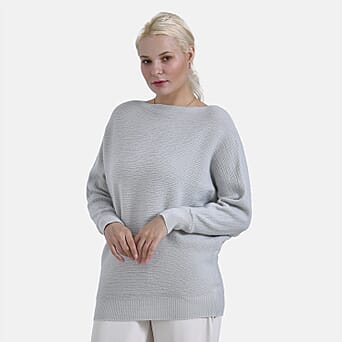 https://tjcuk.sirv.com/Products/79/7/7976394/Tamsy-Boat-Neck-Batwing-Sleeve-Jumper-One-Size-8-18-Light-Grey_7976394.jpg?w=342&h=342